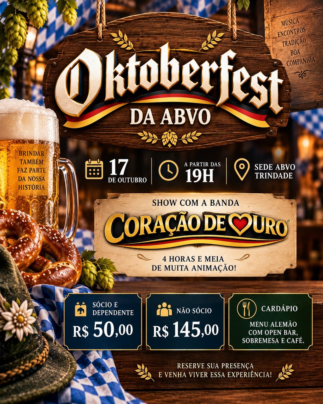 Oktoberfest ABVO: Uma Noite de Tradição, Música e Confraternização